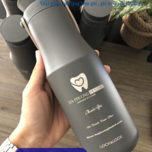 Bình Giữ Nhiệt Lock & Lock LHC4202 Metro Double In Logo Thương Hiệu