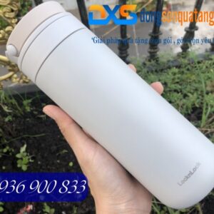 Bình Giữ Nhiệt LocknLock LHC4274 Metro Two Way 475ml In Logo Thương Hiệu