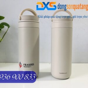 Bình Giữ Nhiệt LocknLock LHC4274 Metro Two Way 475ml In Logo Thương Hiệu
