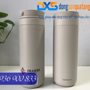 Bình Giữ Nhiệt LocknLock LHC4274 Metro Two Way 475ml In Logo Thương Hiệu