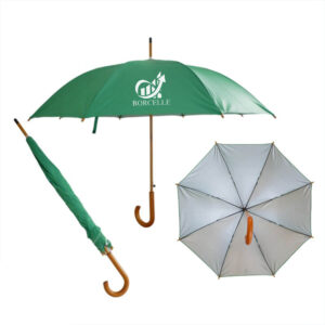 Dù Cầm Tay Cán Gỗ Cong Bán Kính 60cm D031