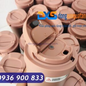 Ly Giữ Nhiệt Lock&Lock Khóa An Toàn LHC3249 In Khắc Logo Thương Hiệu Làm Quà Tặng