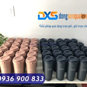 Ly Giữ Nhiệt Lock&Lock Khóa An Toàn LHC3249 In Khắc Logo Thương Hiệu Làm Quà Tặng