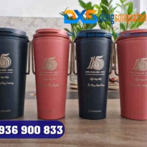 Ly Giữ Nhiệt LocknLock Bucket Tumbler 540ml LHC4269 In Khắc Logo Thương Hiệu