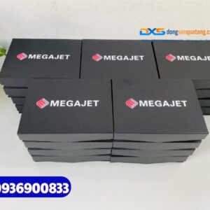 Set quà tặng nhân viên văn phòng ( Usb + Hộp namecard + Bút kim loại )- SQX 021| In logo MEGAJET