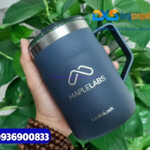 Cốc giữ nhiệt Lock&Lock Metro Mug LHC4219 475ml khắc logo MAPLELABS