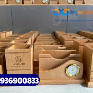 Xưởng sản xuất đồng hồ gỗ để bàn - Dongsongifts