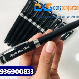 Bút ký kim loại cao cấp - BKX 014 - Màu đen , khắc tên làm quà tặng