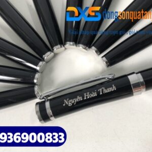 Bút ký kim loại cao cấp - BKX 014 - Màu đen bóng khắc tên theo yêu cầu