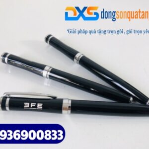 Bút ký kim loại cao cấp - BKX 014 - Màu đen bóng khắc logo EFE