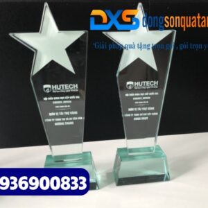 Cúp Pha Lê Hình Ngôi Sao In Logo