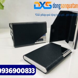 Hộp đựng name card da simili cao cấp in khắc theo yêu cầu