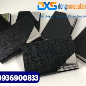 Hộp đựng card Doanh Nhân khắc tên làm quà tặng