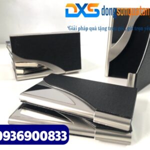 Hộp đựng name card quà tặng bằng da in theo yêu cầu