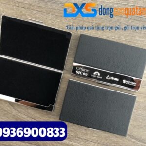 Hộp đựng danh thiếp cao cấp khắc logo làm quà tặng