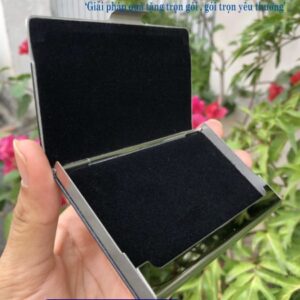 Hộp đựng namecard cao cấp khắc tên Doanh Nhân