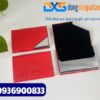 Hộp đựng name card bằng da . màu đỏ khắc logo theo yêu cầu