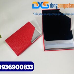 Hộp đựng name card giá rẻ in khắc logo làm quà tặng