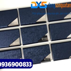 Hộp đựng thẻ card visit khắc logo CBT làm quà tặng