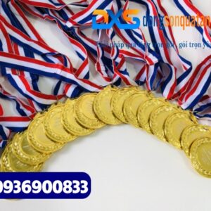 Huy Chương Vàng In Logo Theo Yêu Cầu