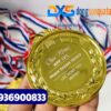Huy chương vàng vinh danh cá nhân khắc tên làm quà tặng