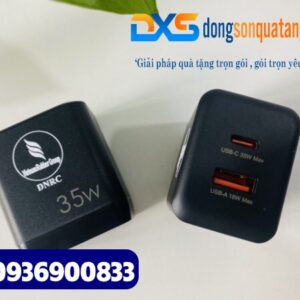 Ổ cắm dây sạc 9Fit in khắc logo làm quà tặng nhân viên