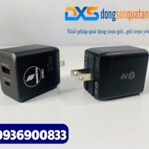 Ổ cắm dây sạc 9Fit in khắc logo làm quà tặng nhân viên