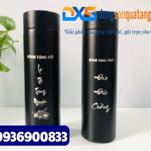 Bình giữ nhiệt in khắc tên theo yêu cầu làm quà tặng tri ân thầy cô giáo