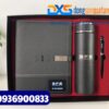 Set quà tặng Công Nghệ ( Sổ sạc đa năng + Bình giữ nhiệt cao cấp + Bút ký kim loại )