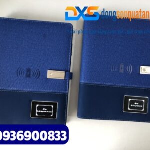 Sổ tay đa năng 4 trong 1 led phát sáng - màu xanh