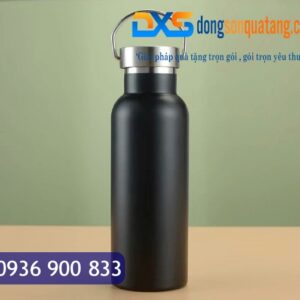 BGN 009 - Bình Giữ Nhiệt Làm Quà Tặng Quai Xách 500ml In Logo Theo Yêu Cầu