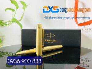 Bút Ký Parker Nắp Màu Vàng Chính Hãng Khắc Logo Thương Hiệu Phú Hưng