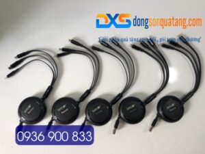 Dây Cáp Sạc 3 Đầu Dây Rút Baseus In Logo BarTender