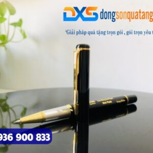 GTX 001 - Gift Set Sổ Tay , Bình Giữ Nhiệt , Bút Kim Loại Màu Đen In Khắc Làm Quà Tặng Tri Ân