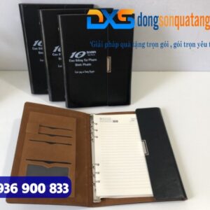 GTX 001 - Gift Set Sổ Tay , Bình Giữ Nhiệt , Bút Kim Loại Màu Đen In Khắc Làm Quà Tặng Tri Ân