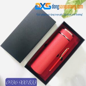 GTX 004-Bộ Gift Set Bình Giữ Nhiệt+Bút Ký In Logo
