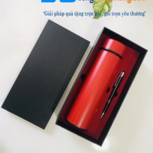 GTX 004-Bộ Gift Set Bình Giữ Nhiệt+Bút Ký In Logo