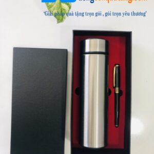 GTX 004-Bộ Gift Set Bình Giữ Nhiệt+Bút Ký In Logo