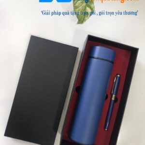 GTX 004-Bộ Gift Set Bình Giữ Nhiệt+Bút Ký In Logo