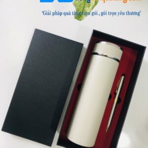 GTX 004-Bộ Gift Set Bình Giữ Nhiệt+Bút Ký In Logo