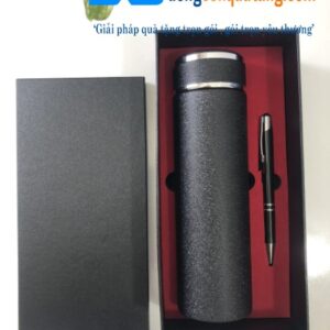 GTX 004-Bộ Gift Set Bình Giữ Nhiệt+Bút Ký In Logo