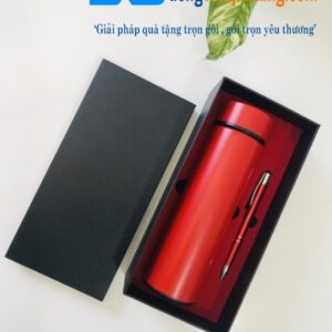 GTX 004-Bộ Gift Set Bình Giữ Nhiệt+Bút Ký In Logo