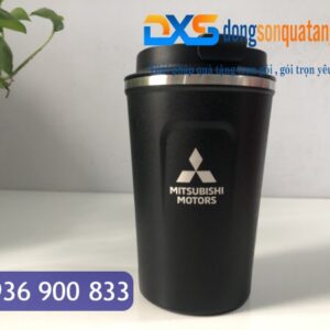 LGN 004 - In Hình Logo Công Ty Lên Ly Giữ Nhiệt Màu Đen 380ml