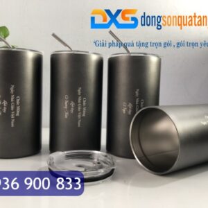 LGN 005 - Ly Giữ Nhiệt Inox 304 In Logo Công Ty Làm Quà Tặng Mọi Dịp