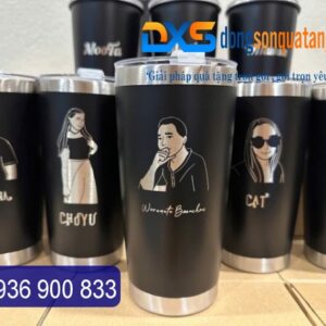 LGN 008 - Ly Giữ Nhiệt In Hình Theo Yêu Cầu Làm Quà Tặng