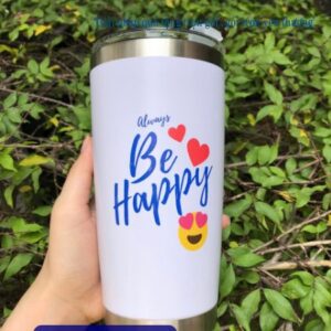 LGN 008 - Ly Giữ Nhiệt In Hình Theo Yêu Cầu Làm Quà Tặng