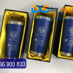 LGN 012 - Set Ly Giữ Nhiệt In Khắc Logo Kèm Hộp Đựng Cao Cấp