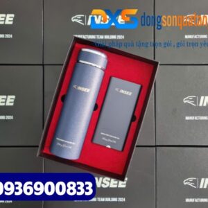 Set quà tặng Công Nghệ 2 sản phẩm In ấn logo làm quà tặng đối tác Vip