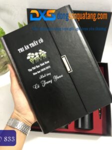 Set Quà Tặng Sổ , Bình , Bút In Nội Dung Tri Ân Thầy Cô