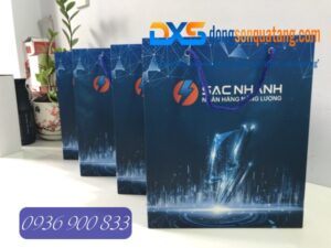 Túi Giấy Ivory In Logo Ngân Hàng Năng Lượng SAC NHANH